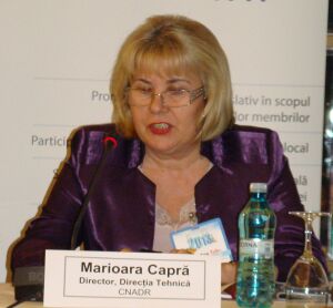 Marioara Capra, director tehnic CNADNR.