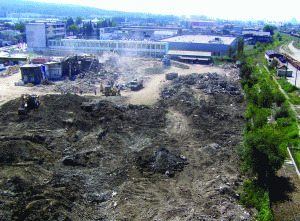 În imagini, stadiul lucrărilor la finele lunii august 2008