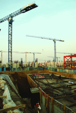 În imagini, stadiul lucrărilor la finele lunii octombrie 2008