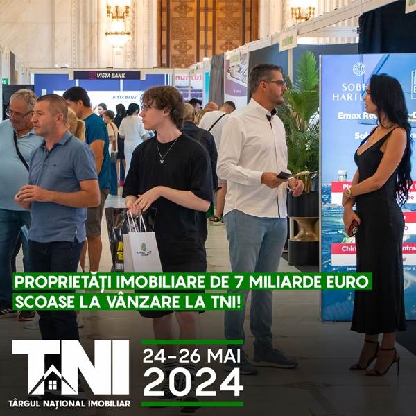 Proprietăţi imobiliare de şapte miliarde euro scoase la vânzare la Târgul Naţional Imobiliar